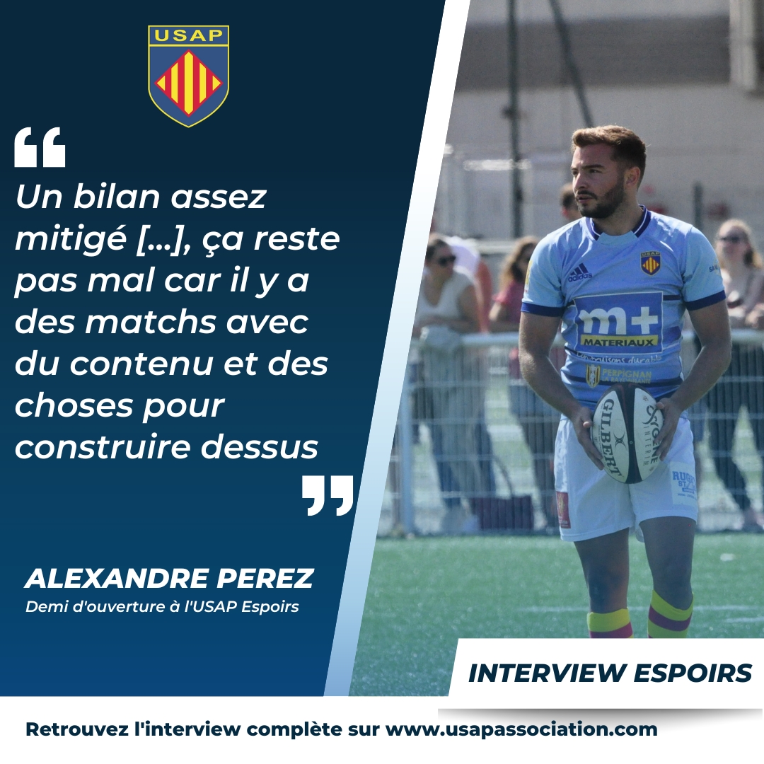 Interview Alexandre Perez Joueur Espoirs